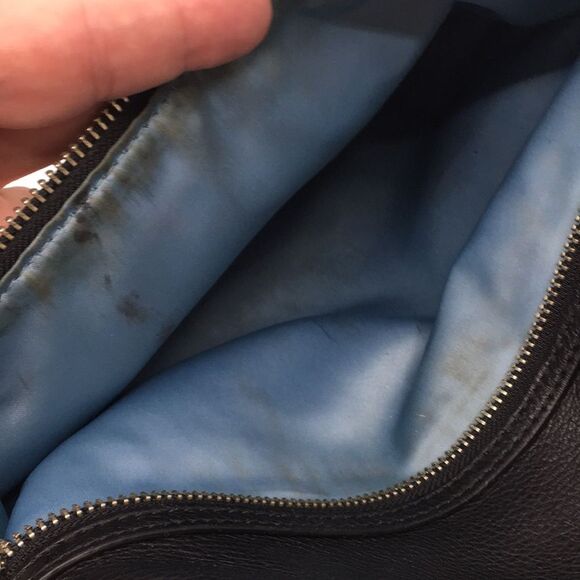 Coach Poppy Perri Hippie Black Pebbled Leather Shoulder Bag Style 22421 PROJECT - Picture 15 of 16